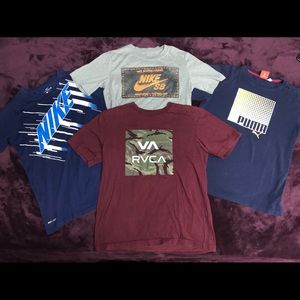 Kids bundle of 4 t shirts - boys size large